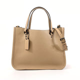 COACH Handbag C3460 Tyler Carryall 28 2WAY leather beige Women Second hand