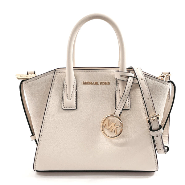 Michael Kors Handbag 35F4G4VC0L 2WAY Abril Satchel Extra Small leather/Suede white Women Second hand