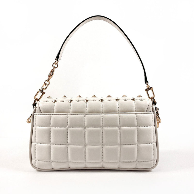 Michael Kors Handbag 30S1G2BL1U Studs 2WAY leather white Women Second hand