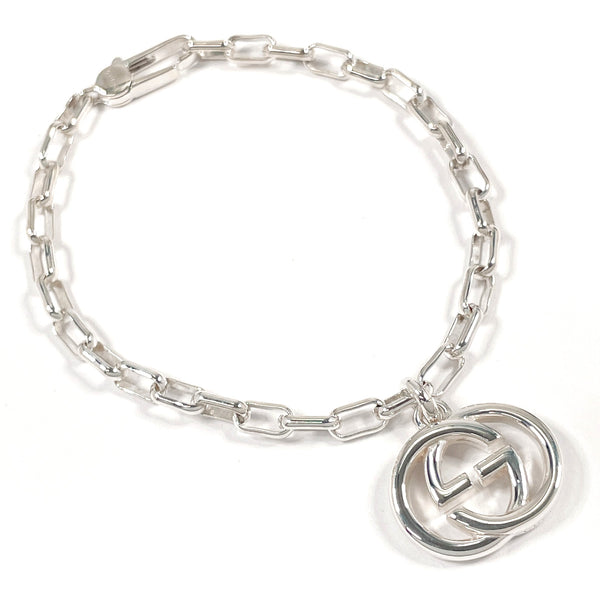 GUCCI bracelet Interlocking G Silver925 Silver unisex Second hand