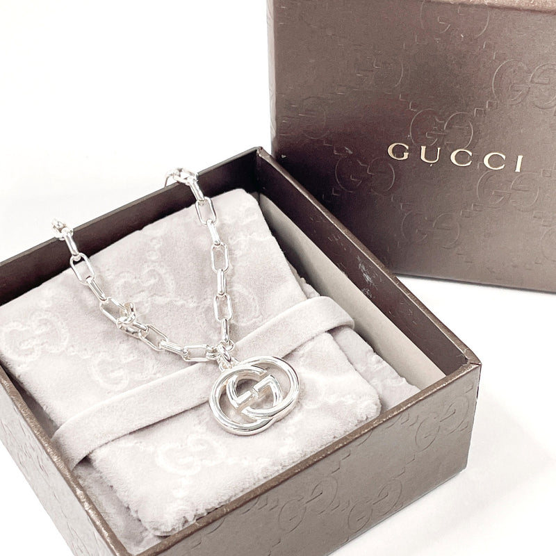 GUCCI bracelet Interlocking G Silver925 Silver unisex Second hand