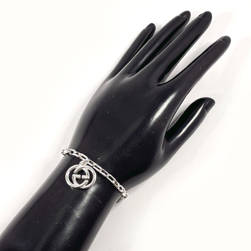 GUCCI bracelet Interlocking G Silver925 Silver unisex Second hand