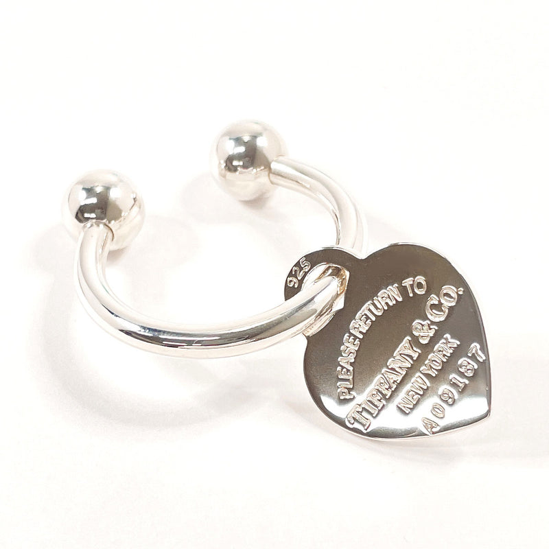 TIFFANY&Co. key ring heart tag key ring Return to Silver925 Silver Women Second hand
