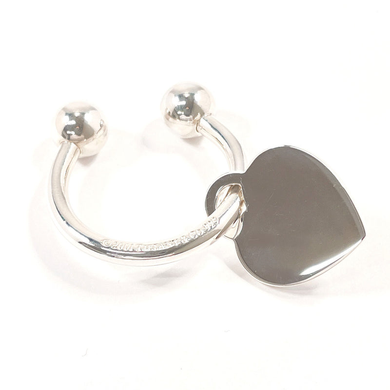 TIFFANY&Co. key ring heart tag key ring Return to Silver925 Silver Women Second hand