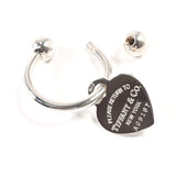 TIFFANY&Co. key ring heart tag key ring Return to Silver925 Silver Women Second hand
