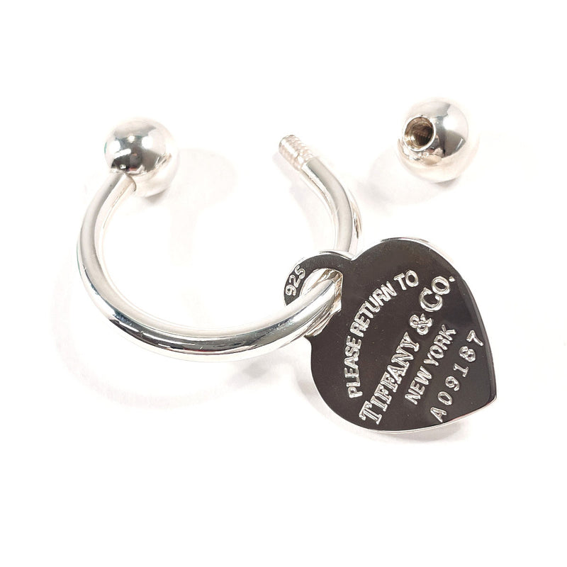 TIFFANY&Co. key ring heart tag key ring Return to Silver925 Silver Women Second hand
