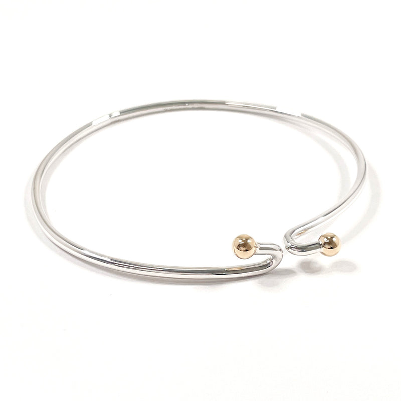 TIFFANY&Co. Bangle Hook & Eye Love knot Sterling Silver/K18 yellow gold Silver Silver Women Second hand