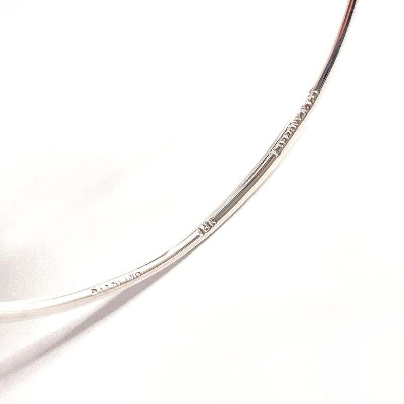 TIFFANY&Co. Bangle Hook & Eye Love knot Sterling Silver/K18 yellow gold Silver Silver Women Second hand