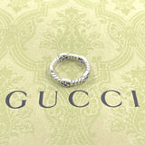 GUCCI Ring Interlocking G Silver925 #US 8 1/2 Silver mens Second hand