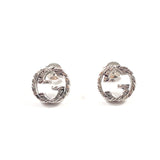GUCCI earring 457109 J8400 0811 Interlocking G Silver925 Silver unisex Second hand
