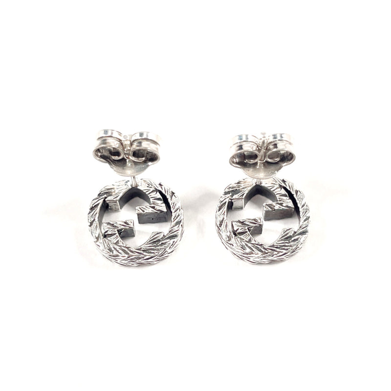 GUCCI earring 457109 J8400 0811 Interlocking G Silver925 Silver unisex Second hand