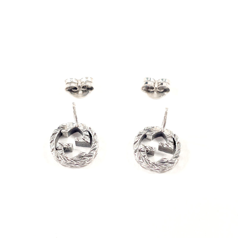 GUCCI earring 457109 J8400 0811 Interlocking G Silver925 Silver unisex Second hand