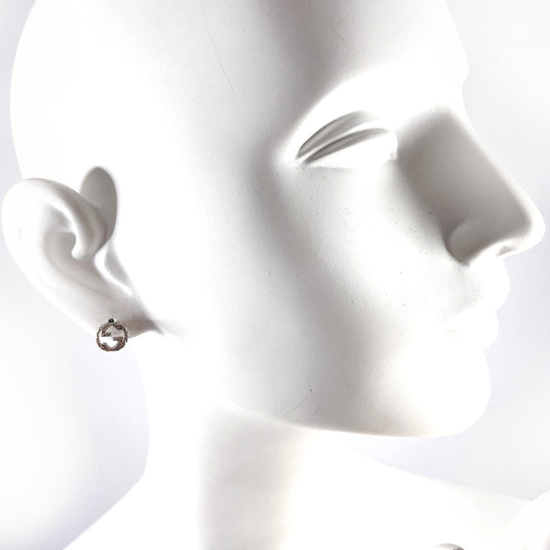 GUCCI earring 457109 J8400 0811 Interlocking G Silver925 Silver unisex Second hand