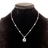 GUCCI Necklace Interlocking G Flower Chain Silver925 Silver Women Second hand