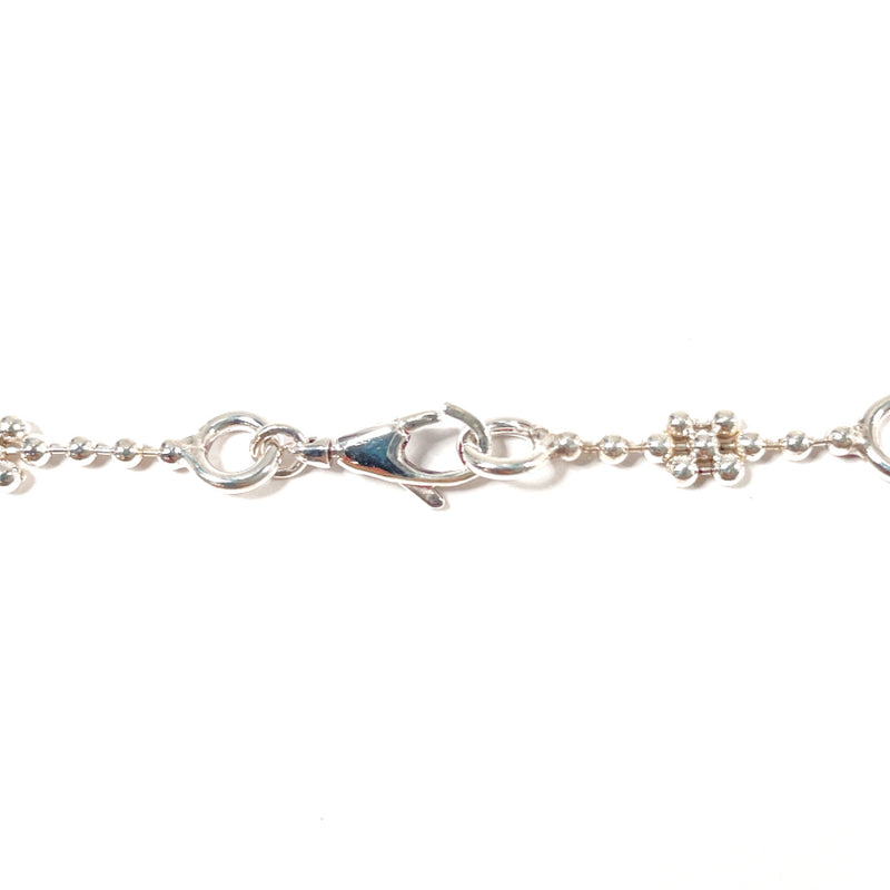 GUCCI Necklace Interlocking G Flower Chain Silver925 Silver Women Second hand