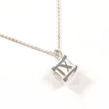 TIFFANY&Co. Necklace Atlas cube Silver925 Silver Women Second hand