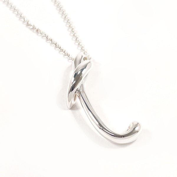 TIFFANY&Co. Necklace Letter T Initial Elsa Peretti Silver925 Silver Women Second hand