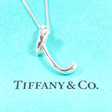 TIFFANY&Co. Necklace Letter T Initial Elsa Peretti Silver925 Silver Women Second hand