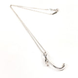 TIFFANY&Co. Necklace Letter T Initial Elsa Peretti Silver925 Silver Women Second hand