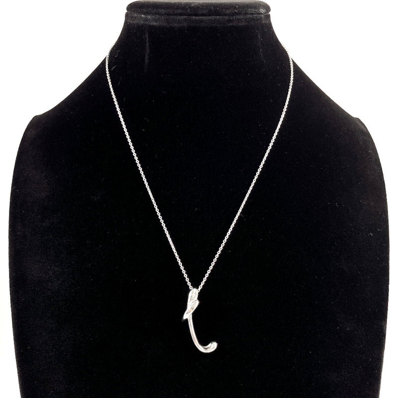 TIFFANY&Co. Necklace Letter T Initial Elsa Peretti Silver925 Silver Women Second hand