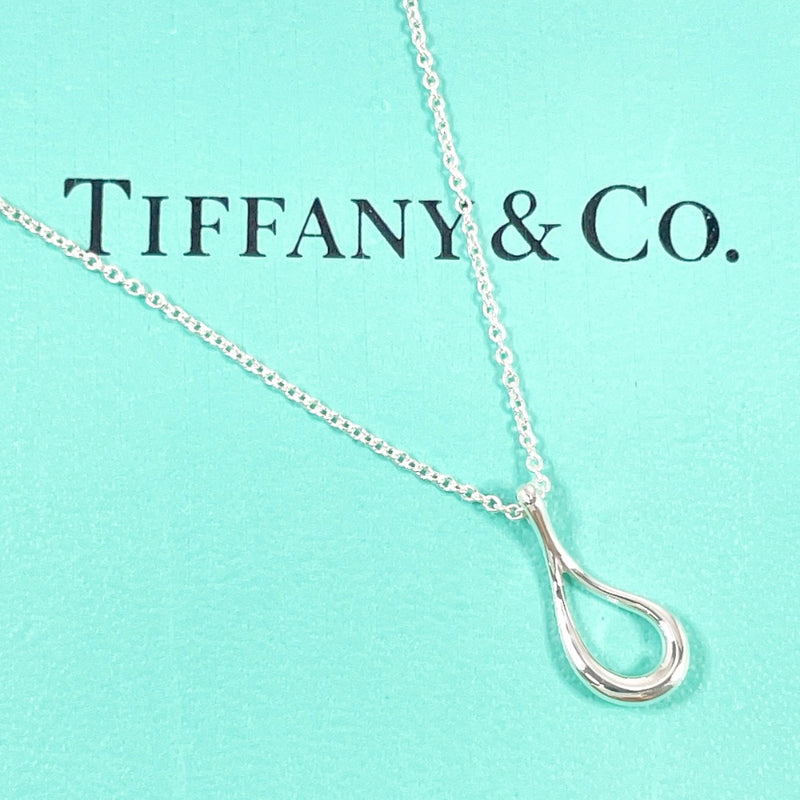 TIFFANY&Co. Necklace open teardrop Elsa Peretti Silver925 Silver Women Second hand