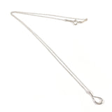 TIFFANY&Co. Necklace open teardrop Elsa Peretti Silver925 Silver Women Second hand