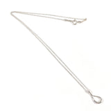 TIFFANY&Co. Necklace open teardrop Elsa Peretti Silver925 Silver Women Second hand