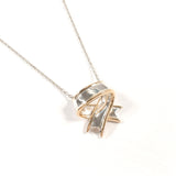 TIFFANY&Co. Necklace ribbon Silver925/K18 yellow gold Silver Silver Women Second hand