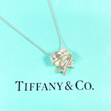 TIFFANY&Co. Necklace ribbon Silver925/K18 yellow gold Silver Silver Women Second hand