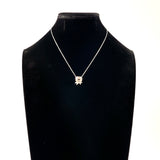 TIFFANY&Co. Necklace ribbon Silver925/K18 yellow gold Silver Silver Women Second hand