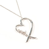TIFFANY&Co. Necklace Rubbing Heart Love Paloma Picasso Silver925 Silver Women Second hand
