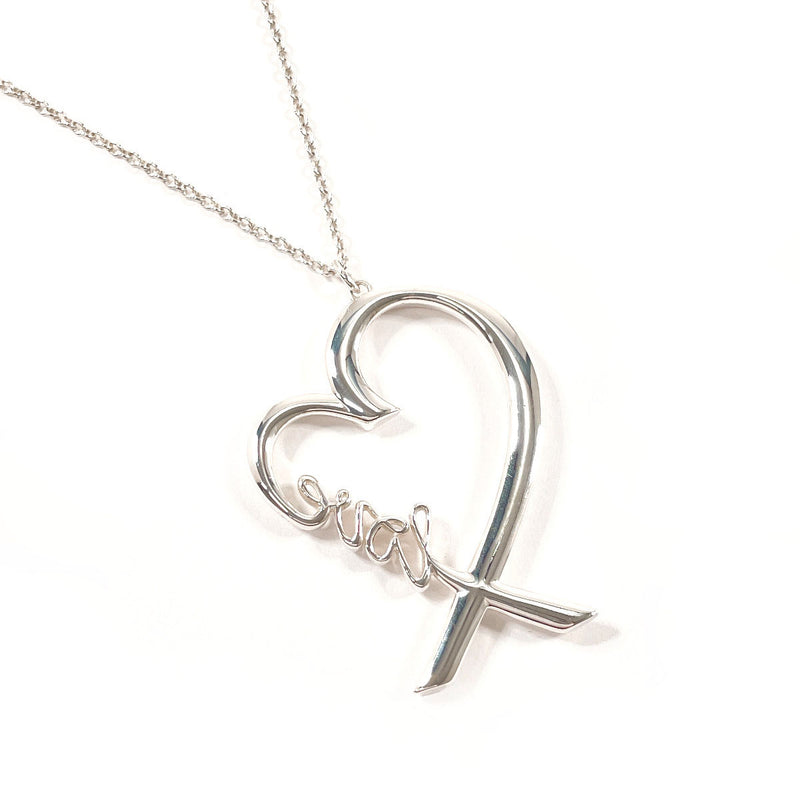 TIFFANY&Co. Necklace Rubbing Heart Love Paloma Picasso Silver925 Silver Women Second hand