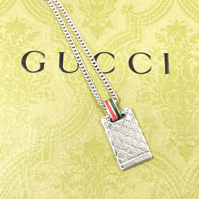 GUCCI Necklace Diamante Sherry line Silver925 Silver unisex Second hand