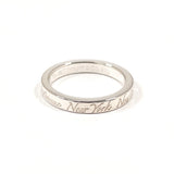 TIFFANY&Co. Ring Notes Narrow New York Silver925 #US 4 3/4 Silver Women Second hand