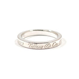 TIFFANY&Co. Ring Notes Narrow New York Silver925 #US 4 3/4 Silver Women Second hand