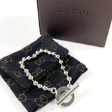 GUCCI bracelet Ball chain Silver925 Silver unisex Second hand