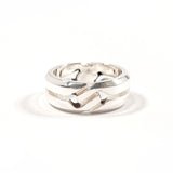 GUCCI Ring Knot infinity Silver925 #US 4 3/4 Silver Women Second hand