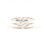 GUCCI Ring Knot infinity Sterling Silver 925 US Size 4.75 vintage Women