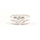 GUCCI Ring Knot infinity Sterling Silver 925 US Size 4.75 vintage Women