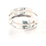 GUCCI Ring Knot infinity Sterling Silver 925 US Size 4.75 vintage Women