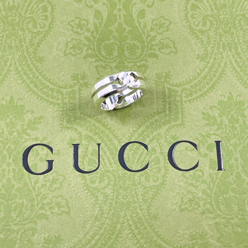 GUCCI Ring Knot infinity Silver925 #US 4 3/4 Silver Women Second hand