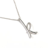 TIFFANY&Co. Necklace Letter K Initial Elsa Peretti Silver925 Silver Women Second hand