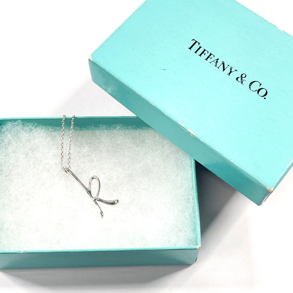 TIFFANY&Co. Necklace Letter K Initial Elsa Peretti Silver925 Silver Women Second hand
