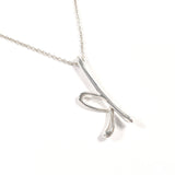 TIFFANY&Co. Necklace Letter K Initial Elsa Peretti Silver925 Silver Women Second hand