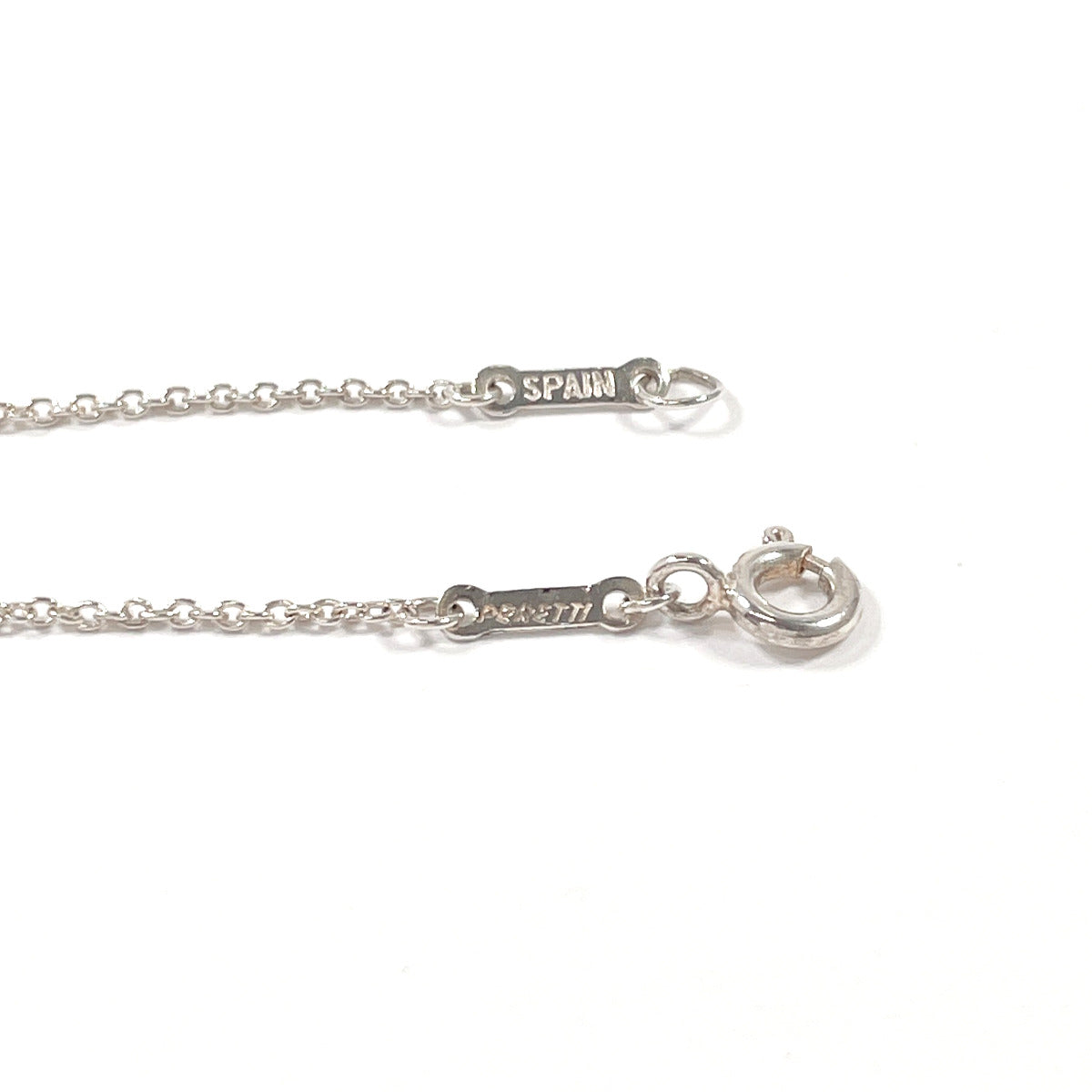 TIFFANY&Co. Necklace Letter K Initial Elsa Peretti Silver925