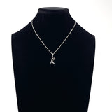 TIFFANY&Co. Necklace Letter K Initial Elsa Peretti Silver925 Silver Women Second hand