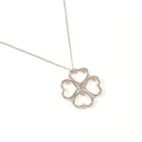 TIFFANY&Co. Necklace Heart clover Silver925 Silver Women Second hand