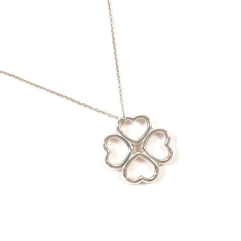 TIFFANY&Co. Necklace Heart clover Silver925 Silver Women Second hand