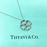 TIFFANY&Co. Necklace Heart clover Silver925 Silver Women Second hand
