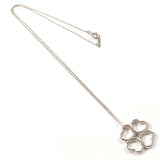 TIFFANY&Co. Necklace Heart clover Silver925 Silver Women Second hand